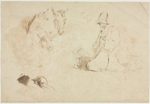 Skizzen: Figuren und Tiere von Thomas Gainsborough