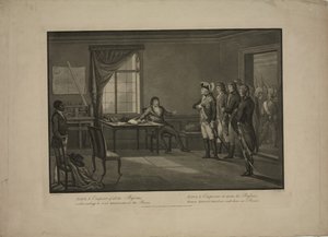 Kaiser Paul I. herablassend Kosciusko im Gefängnis zu besuchen