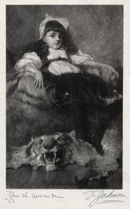 Porträt eines Kindes von Thomas George Johnson