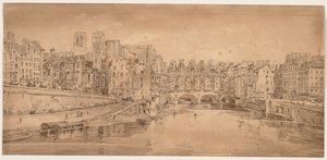 Eine Auswahl von zwanzig der malerischsten Ansichten in Paris, 1802 von Thomas Girtin