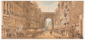 Eine Auswahl von zwanzig der malerischsten Ansichten in Paris, 1802 von Thomas Girtin