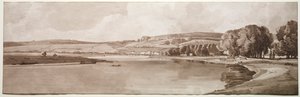 Eine Auswahl von zwanzig der malerischsten Ansichten in Paris: Blick auf Belle Vue & Pont de Sèvres, 1802