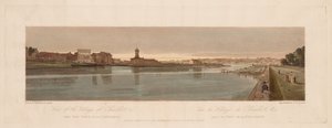 Eine Auswahl von zwanzig der malerischsten Ansichten in Paris: Blick auf das Dorf Chaillot, 1803