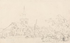 Kirche von Great Marlow, Buckinghamshire von Thomas Girtin