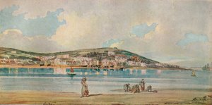 Blick auf Appledore, North Devon, von Instow Sands von Thomas Girtin