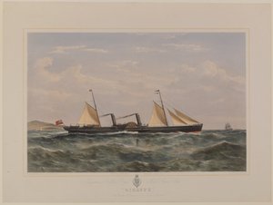 Glasgow und Belfast Royal Mail Dampfschiff 