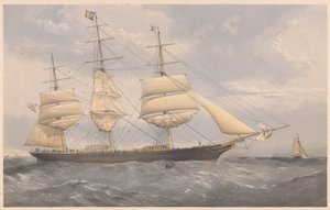 Das Klipperschiff Norman Court, ca. 1868-74
