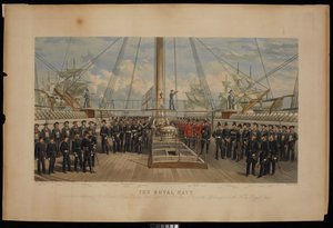 Die Royal Navy. Gewidmet Admiral Sir Thomas Sabrine Pasley... von H.M.S. The Royal Oak von Thomas Goldsworth Dutton