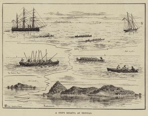 Eine Schiffsregatta in Trinidad von Thomas Harrington Wilson
