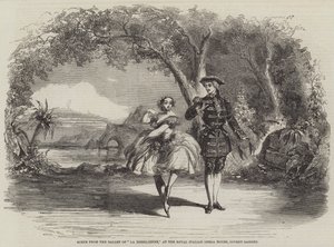 Szene aus dem Ballett 