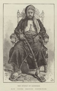 Der Sultan von Sansibar, jetzt unter britischem Schutz von Thomas Harrington Wilson
