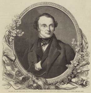 Der ehrenwerte Lord John Russell, MP, Minister von England bei der Wiener Konferenz, 1855
