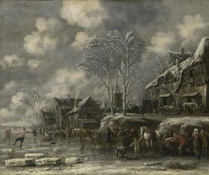 Winterszene, 1675