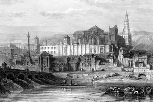 Große Moschee und das Verlies der Inquisition, Córdoba, Spanien, 19. Jahrhundert