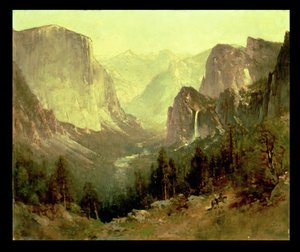 Jagd im Yosemite, 1890 von Thomas Hill