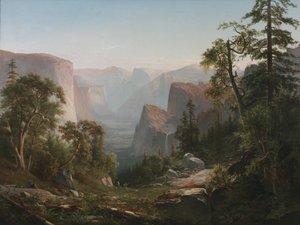 Ansicht des Yosemite-Tals, 1865 von Thomas Hill