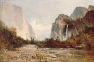Yosemite, Bridal Veil Falls von Thomas Hill