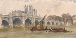 Westminster Bridge und die Abtei von Thomas Hollis