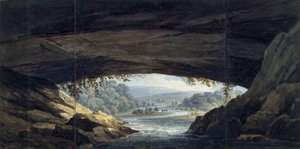 Innenraum der Höhle bei Porth yr Ogof