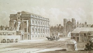 Banketthaus und Königstor, 1827 von Thomas Hosmer Shepherd