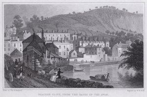 Beach Cliff, von den Ufern des Avon von Thomas Hosmer Shepherd