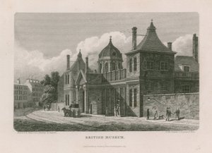 Britisches Museum im Montague House von Thomas Hosmer Shepherd