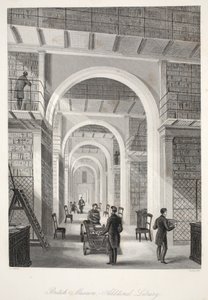 British Museum, die zusätzliche Bibliothek, aus 