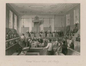 Zentrales Strafgericht, Old Bailey von Thomas Hosmer Shepherd
