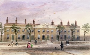 Clothworkers Almhäuser in Frog Lane von Thomas Hosmer Shepherd