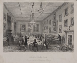 Abendessen der Dilettanti Society, Thatched House Tavern in der St Jamess Street
