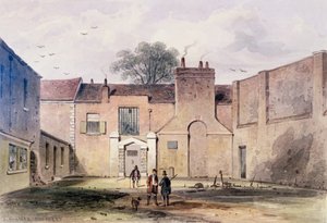 Eingang zum Tothill Fields Gefängnis, 1850 von Thomas Hosmer Shepherd