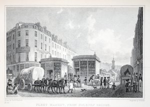 Fleet Street, von der Holborn Bridge, aus 