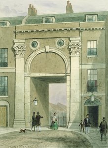 Tor zum Fluss, Essex Street, 1857