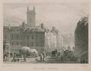 Holborn Bridge, London von Thomas Hosmer Shepherd