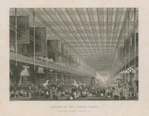 Innenansicht der Großen Ausstellung, 1851 von Thomas Hosmer Shepherd