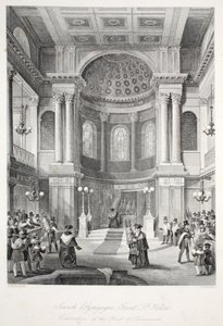 Jüdische Synagoge, Great St Helens, aus 