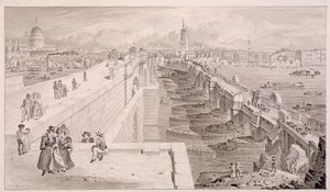 London Bridge alt und neu, London