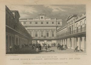 London Pferde- und Kutschenlager von Thomas Hosmer Shepherd