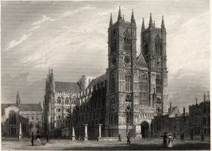 London, Blick auf die Abtei von Westminster