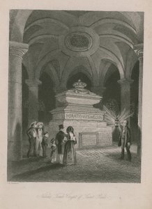 Nelsons Grab in der Krypta der St. Paul