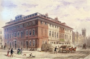 Altes Haus in New Street Square, Südostfront von Thomas Hosmer Shepherd