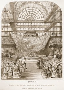 Eröffnung des Crystal Palace in Sydenham durch Königin Victoria am 10. Juni 1854