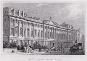 Teil des Queen Square, Bath