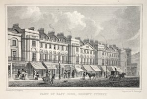 Teil der Ostseite, Regent Street, aus 