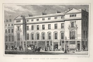 Teil der Westseite der Regent Street, aus 