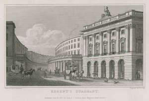 Quadrant, Regent Street, London von Thomas Hosmer Shepherd