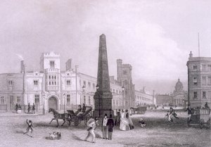 Schule für arme Blinde und Bethlehem Hospital, ca. 1851-55 von Thomas Hosmer Shepherd