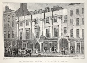 Shaftesbury House, Aldersgate Street, aus 
