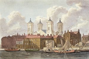 St. Johns Kirche Westminster, 1815 von Thomas Hosmer Shepherd