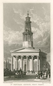 St. Pancras Kirche, Westfront von Thomas Hosmer Shepherd